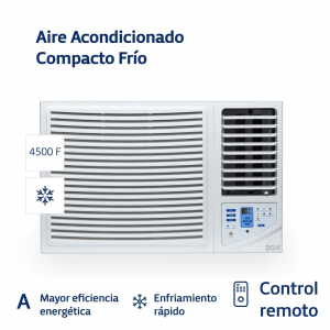 Aire Acondicionado BGH AAI BC52WFQ frío solo 5200w 4500 Frigorías 